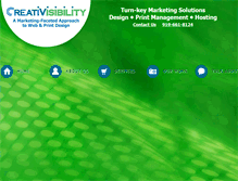Tablet Screenshot of creativisibility.com